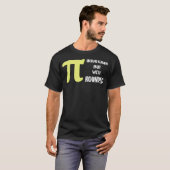 パイ日非合理だが良く丸い数学騎手w tシャツ (正面フル)