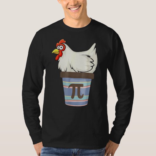 パイ日2022数値数学チキンポットパイ出力 Tシャツ (正面)