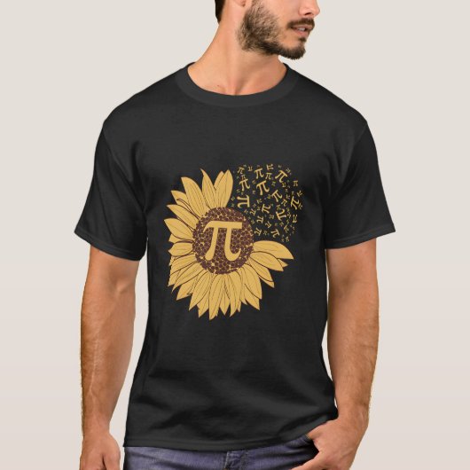 パイ日314 Pi番号記号数科学 Tシャツ (正面)