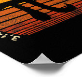 パイ日3.14シンボルレトロ算数先生おたくラブギ ポスター (角)