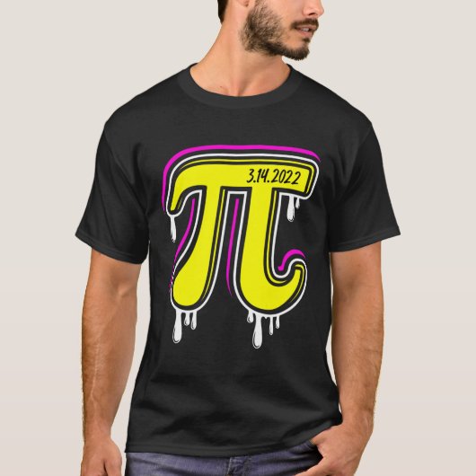 パイ日3.14.2025明 Tシャツ (正面)