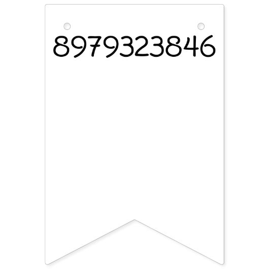 パイ日 バンティングフラッグ (第2の旗)