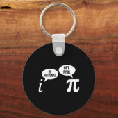 パイ日Be Rational Get 実在Math式Te キーホルダー (正面)