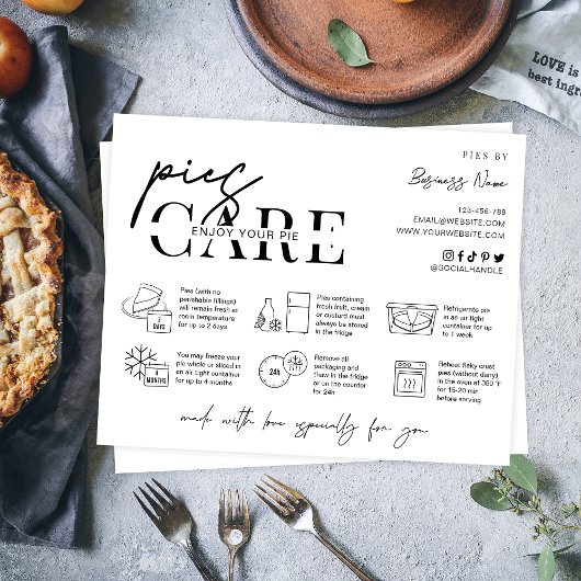 パイ気に指示ミニマルロモダンゴベーカリー サンキューカード