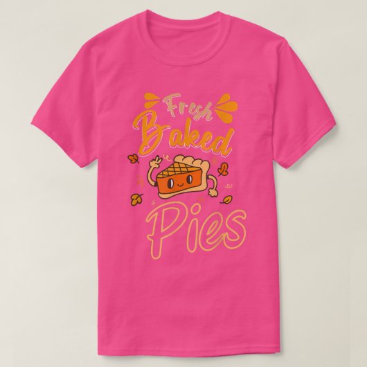 パイ焼いた恋人パイベイカーバおもしろいック Tシャツ (デザイン正面)