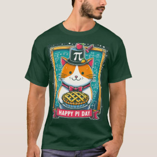 パイ猫おもしろいキッズメンズ先生M Tシャツ