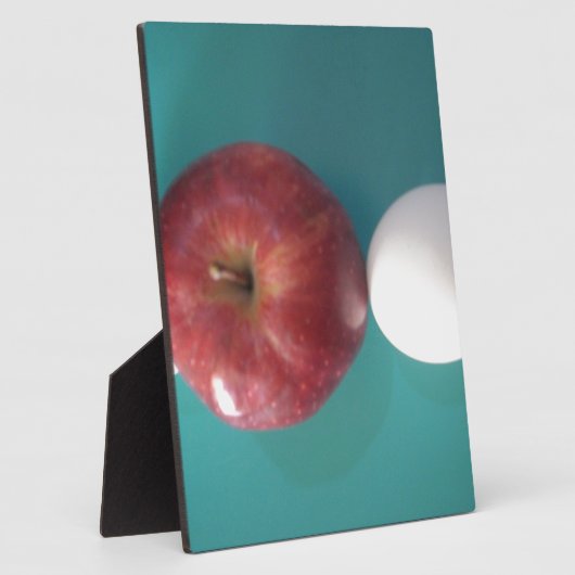 パイ用ツインエッグ赤りんご.JPG フォトプラーク (側面)