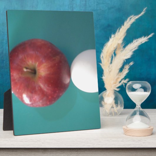 パイ用ツインエッグ赤りんご.JPG フォトプラーク (側面)