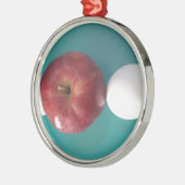 パイ用ツインエッグ赤りんご.JPG メタルオーナメント (左)