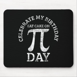 パイ誕生日算数の日ヴィンテージ マウスパッド