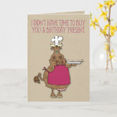 パイ誕生日 カード (黄色い花)