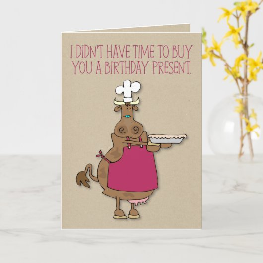 パイ誕生日 カード (黄色い花)