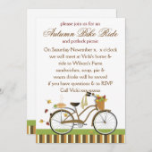 パイ配送自転車 招待状 (正面/裏面)
