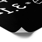 パイ陰謀円おもしろいパイ日算数 ポスター (角)