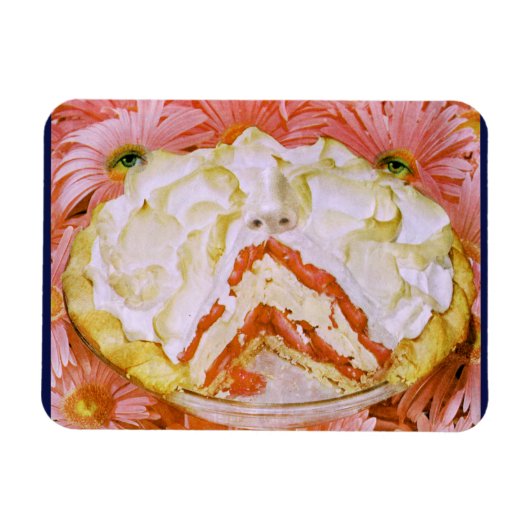 パイ顔磁石 マグネット (横)