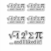 パイ食べがあるから好きだった シール (正面)