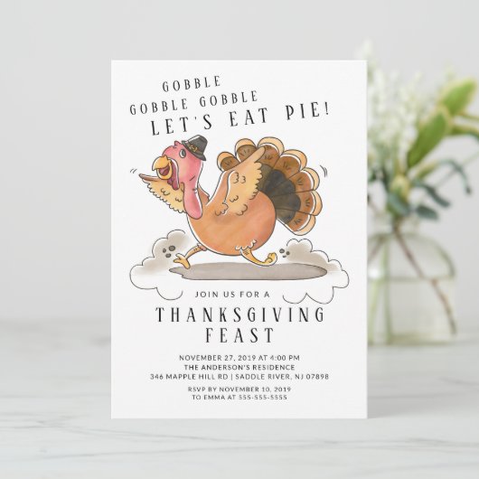 パイ食べ感謝祭 招待状 (スタンド正面)