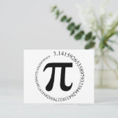 パイ(π) デー ポストカード (スタンド正面)