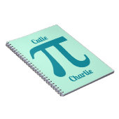 パイ/かわいこちゃんパイカスタム文字&カラー ノートブック (右側)