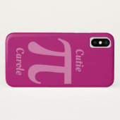 パイ/かわいこちゃんパイ名前をカスタムするの電話ケース Case-Mate iPhoneケース (裏面(横))