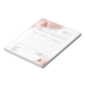 パイ・カップケーキ専門店 受注フォーム 請求書  ノート (回転)