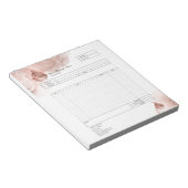 パイ・カップケーキ専門店 受注帳票 請求書  ノート (アングル)