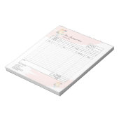 パイ・カップケーキ専門店 受注票 請求書  ノート (回転)