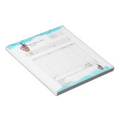 パイ・カップケーキ専門店 注文フォーム 請求書  ノート (アングル)