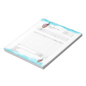 パイ・カップケーキ専門店 注文フォーム 請求書  ノート (回転)