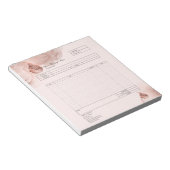 パイ・カップケーキ専門店 注文フォーム 請求書  ノート (アングル)