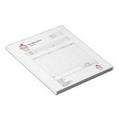 パイ・カップケーキ専門店 注文フォーム 請求書  ノート (アングル)