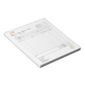 パイ・カップケーキ専門店 注文フォーム 請求書 ノート (アングル)