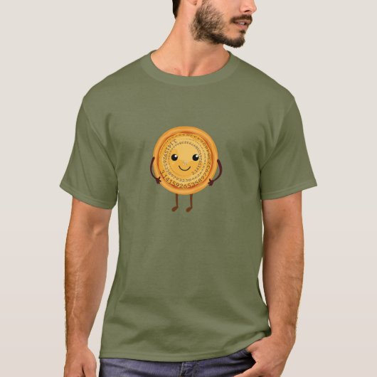 パイ(カートゥーン) Tシャツ (正面)