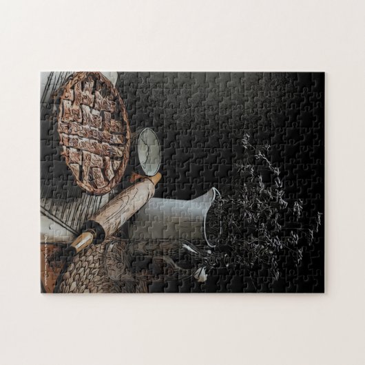 パイ、 ジグソーパズル (横)