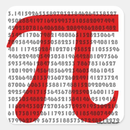 パイ スクエアシール (正面)