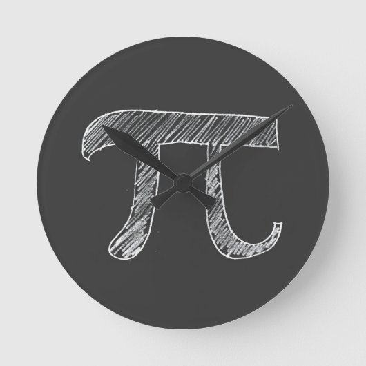 パイ ラウンド壁時計 (正面)