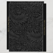 パイ |レシピ分割器 |ヴィンテージブラックフローラ (正面/裏面)