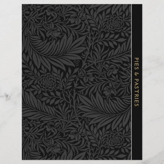 パイ |レシピ分割器 |ヴィンテージブラックフローラ (正面)