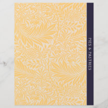 パイ |レシピ分割器 |ヴィンテージ金ゴールドフローラ