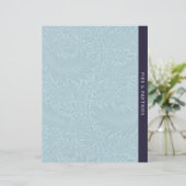 パイ |レシピ分割器 |ヴィンテージ青フローラ (スタンド正面)