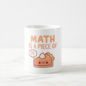 パイ(円グラフ)のおもしろ数学パイパン コーヒーマグカップ (中央)