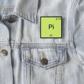 パイ - 面白い数学の元素 化学 Tシャツ 缶バッジ (インサイチュ)