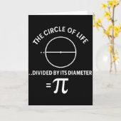 パイ 3.14 数字 シンボル 数学 科学 先生 生徒 カード (黄色い花)