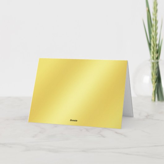 パウおもしろいィティブRudolphミニマリスト2枚の写真ゴールデン シーズンカード (裏面)