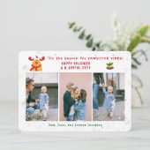 パウおもしろいィティブRudolphミニマルモダンリスト3枚 シーズンカード (スタンド正面)