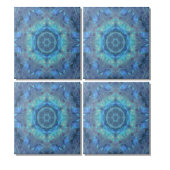 パウアの円形のパターンブルース タイル