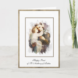 パウアの子イエスの聖アンソニー カード