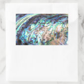 パウアアワビ青貝詳細 長方形シール (バッグ)