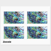 パウアアワロシェル詳細 長方形シール (シート)