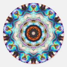 パウアシェルフラクタルの青いライト